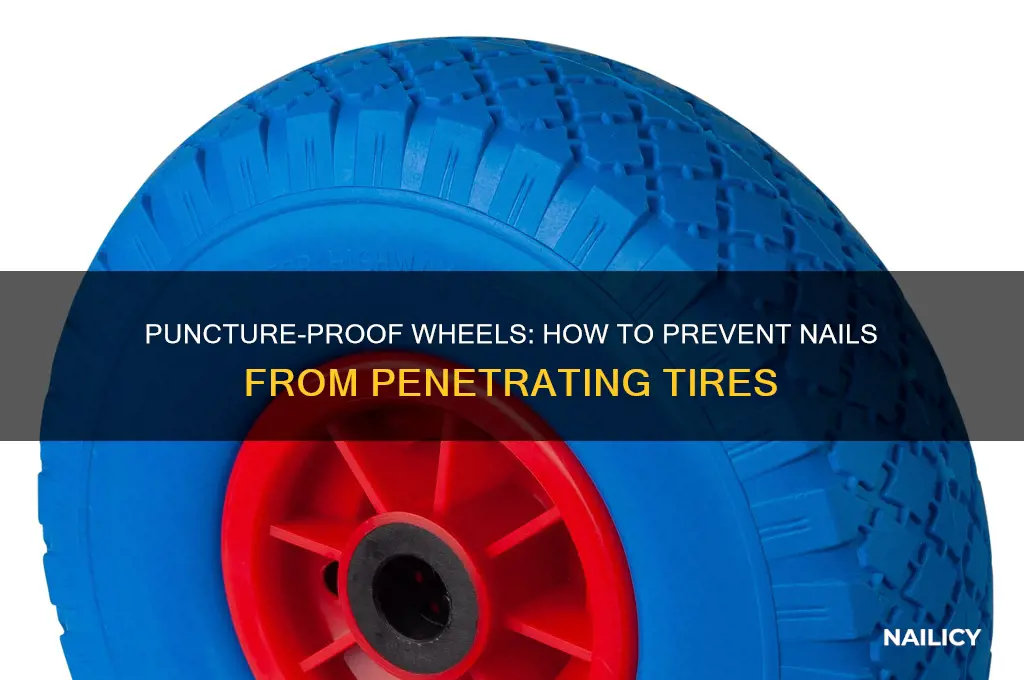 what kind of wheels keep nails from penetrate