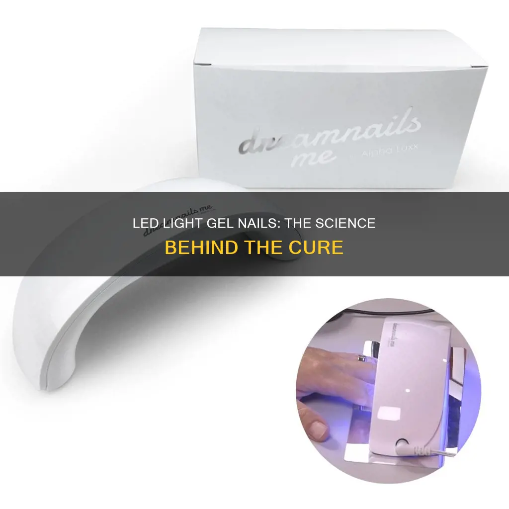 what led light cured gel nails