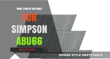 Choosing the Right 16d Nail Length for Simpson ABU66 Hangers