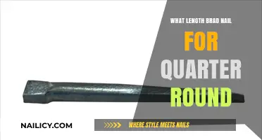 Choosing the Right Brad Nail Length for Quarter Round Installation