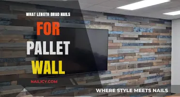 Choosing the Right Brad Nail Length for Your Pallet Wall Project
