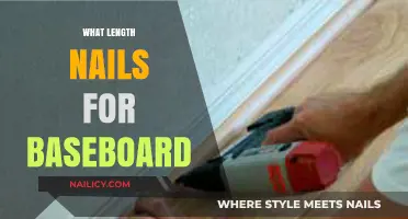 Choosing the Right Nail Length for Baseboard Installation: A Guide