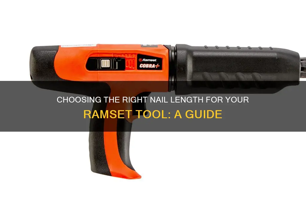 what length nails for ramset