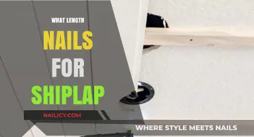 Choosing the Right Nail Length for Shiplap Installation: A Guide