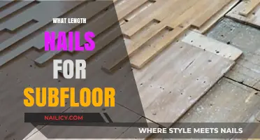 Choosing the Right Nail Length for Subfloor Installation: A Guide