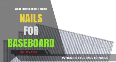 Choosing the Right Finish Nail Length for Baseboard Installation