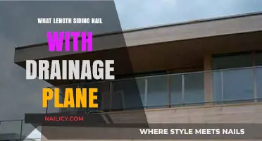Choosing the Right Siding Nail Length for Effective Drainage Planes