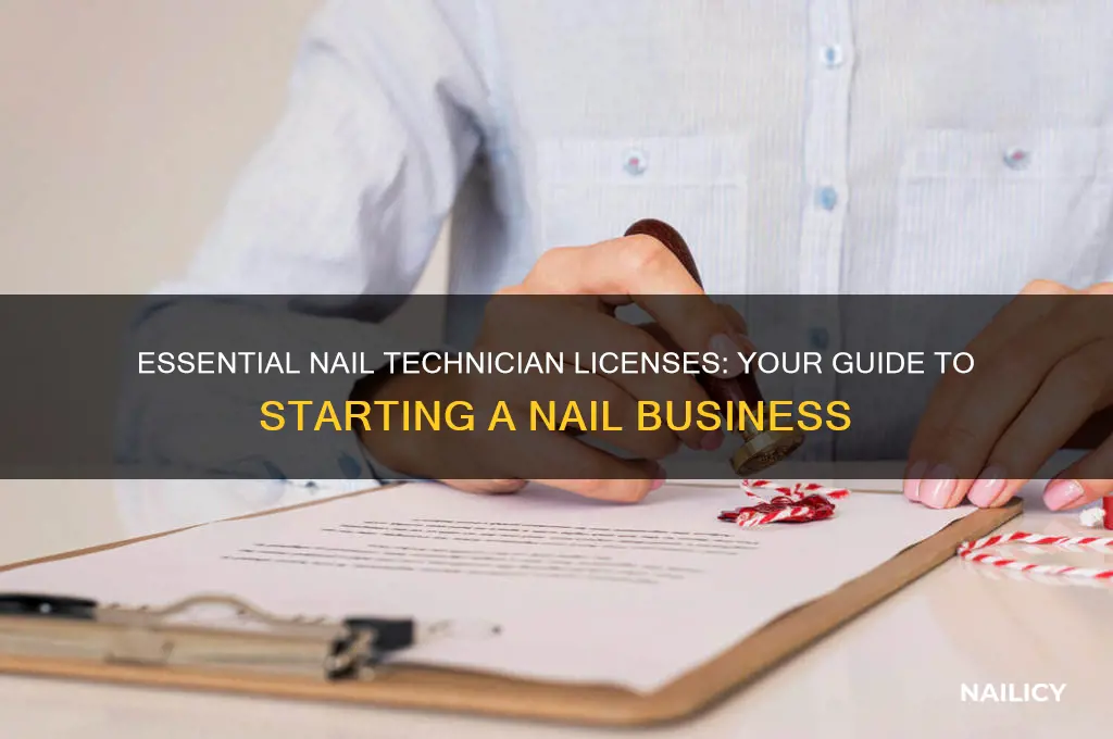 what license do i need to do nails