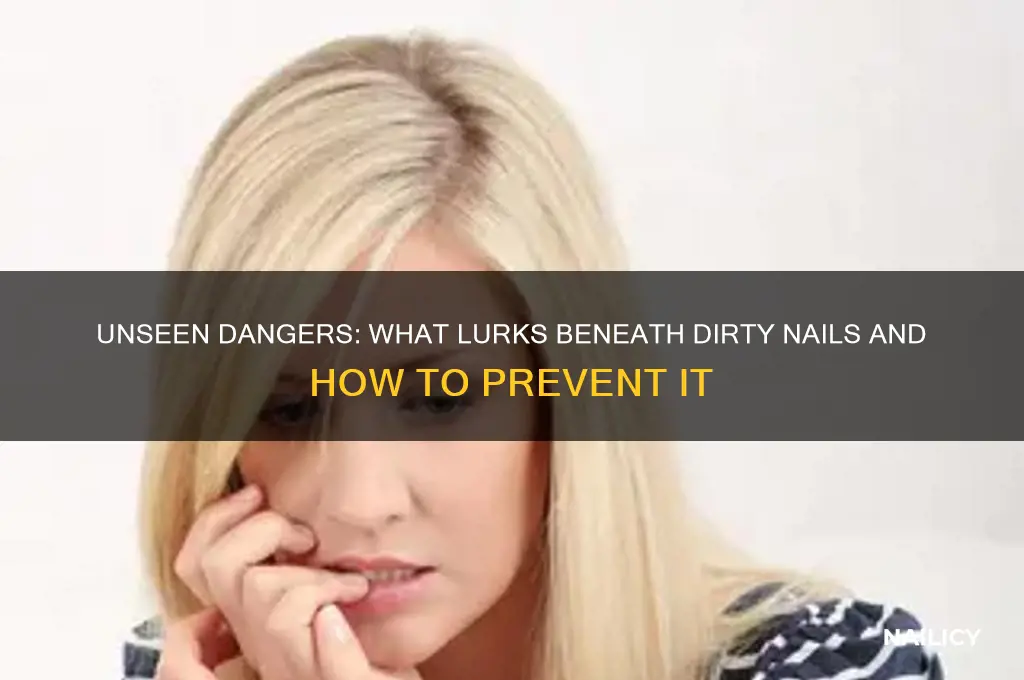 what lives under dirty nails