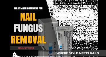 Effective Nail Fungus Removal: The Main Ingredient