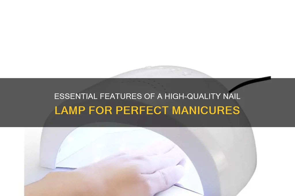 what makes a good nail lamp