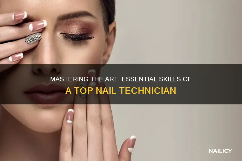 what makes a good nail technician