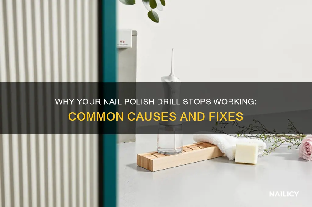 what makes a nail polish drill stopk