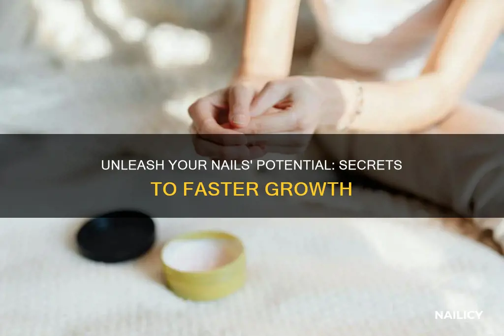 what makes finger nails grow faster