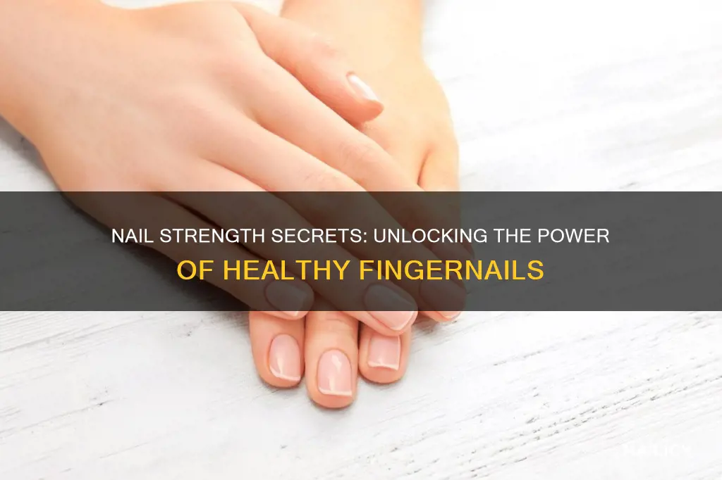 what makes finger nails strong