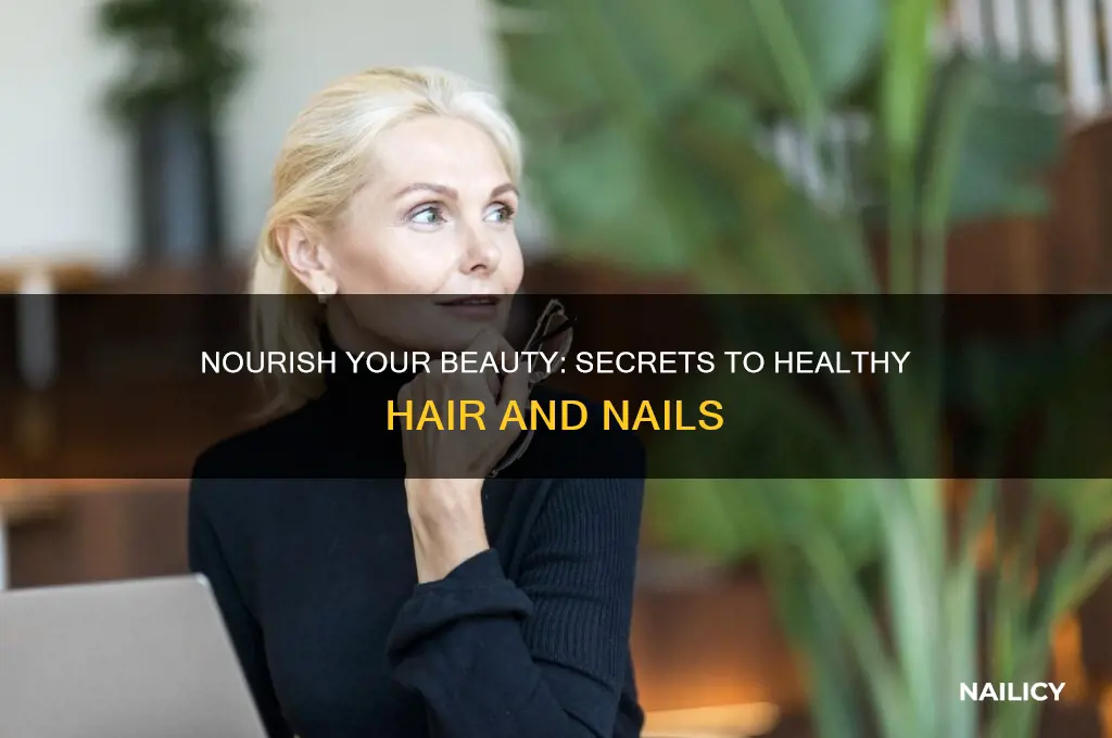 what makes healthy hair and nails