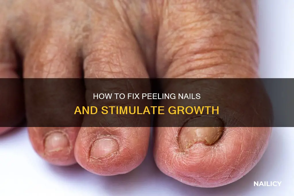 what makes my nails peal and not grow