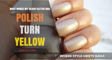 Why Silver Glitter Nail Polish Turns Yellow: Causes and Solutions