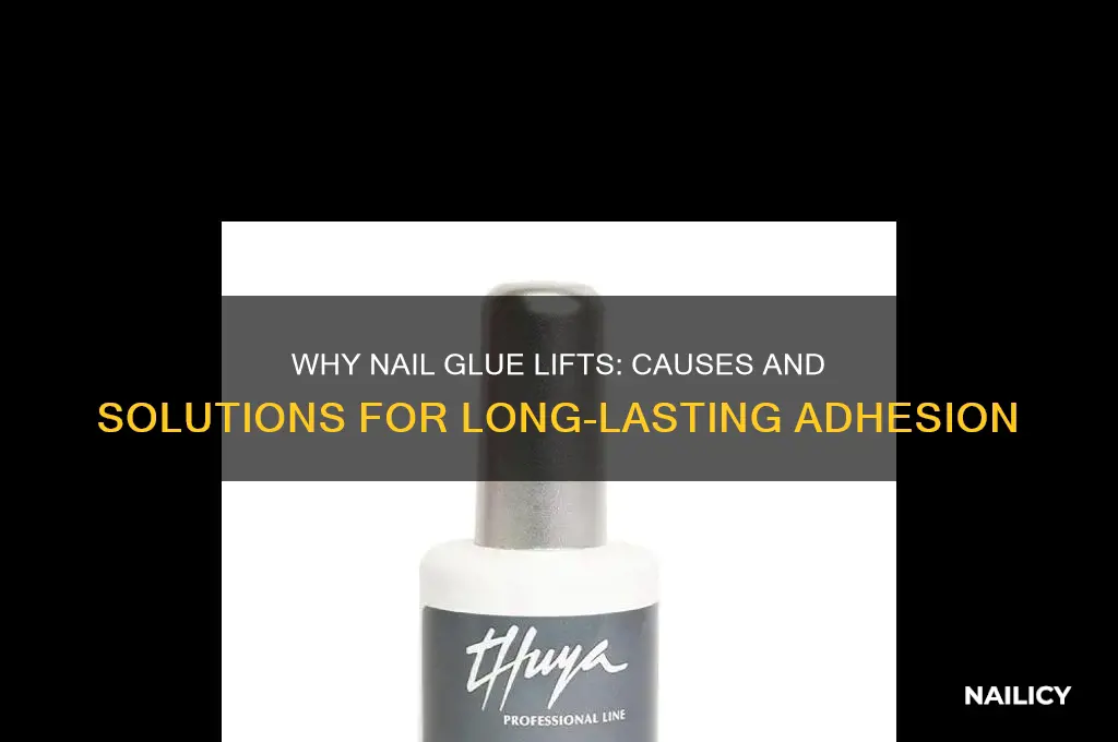 what makes nail glue come off