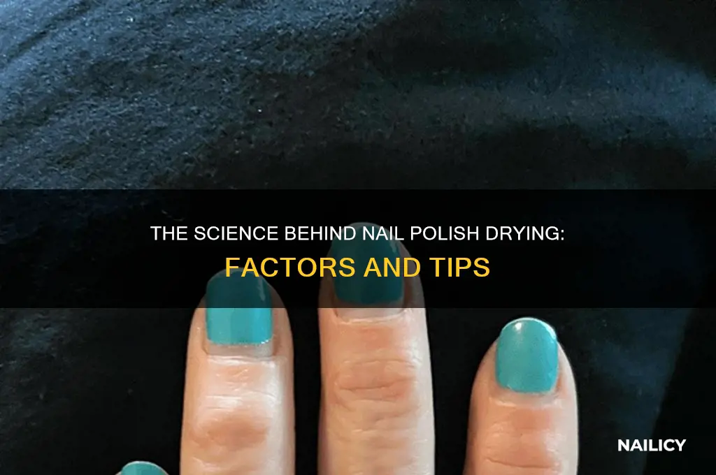 what makes nail polish dry
