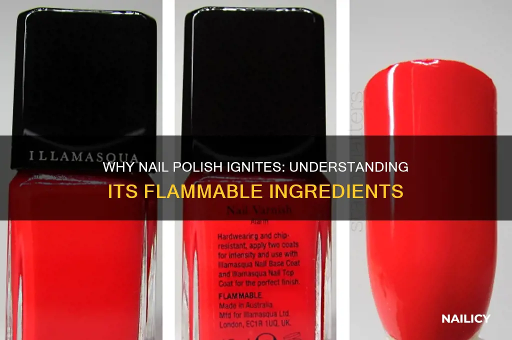 what makes nail polish flammable