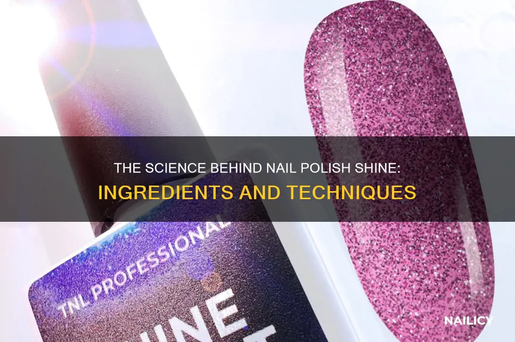 what makes nail polish shiny
