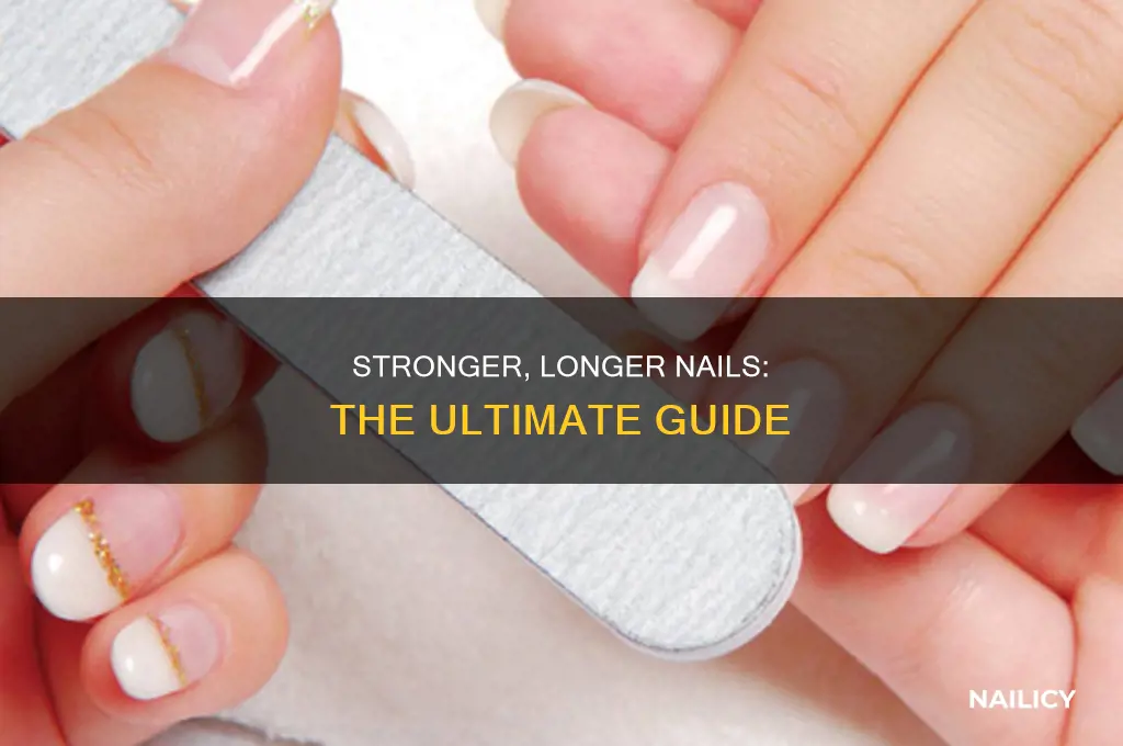 what makes nails grow stronger and faster