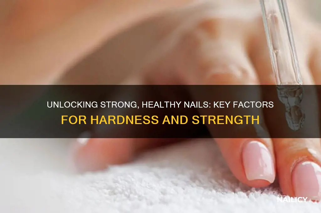 what makes nails hard and strong
