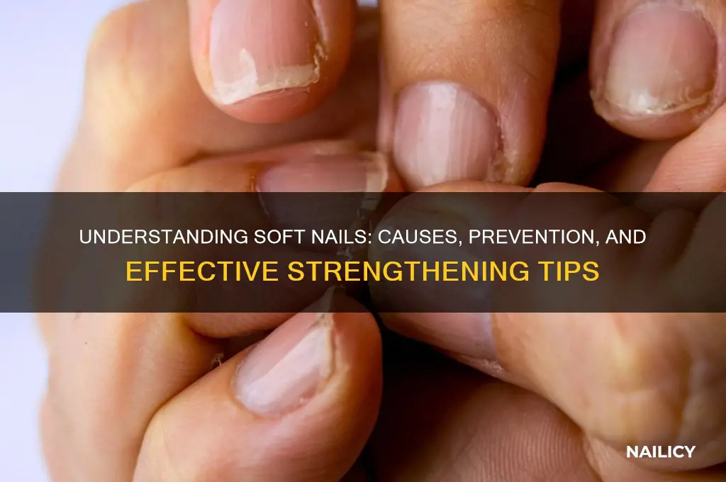 what makes nails soft