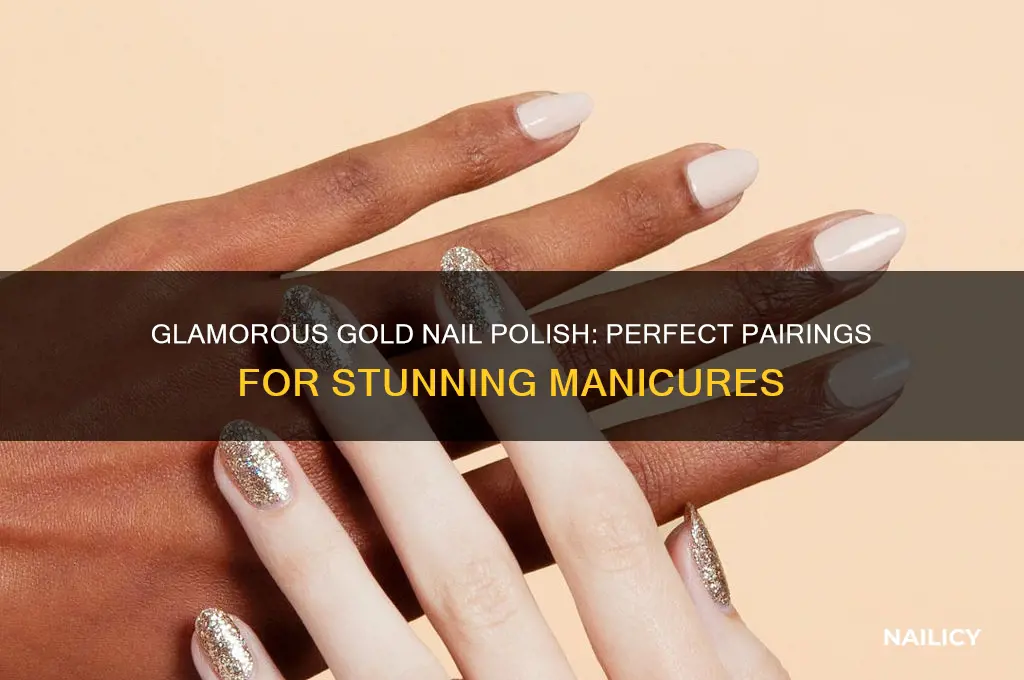 what matches with gold nail polish