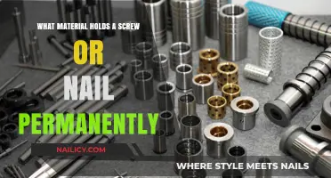 Best Materials for Permanent Screw and Nail Hold: A Guide
