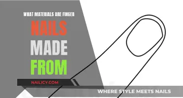 The Building Blocks of Finger Nails