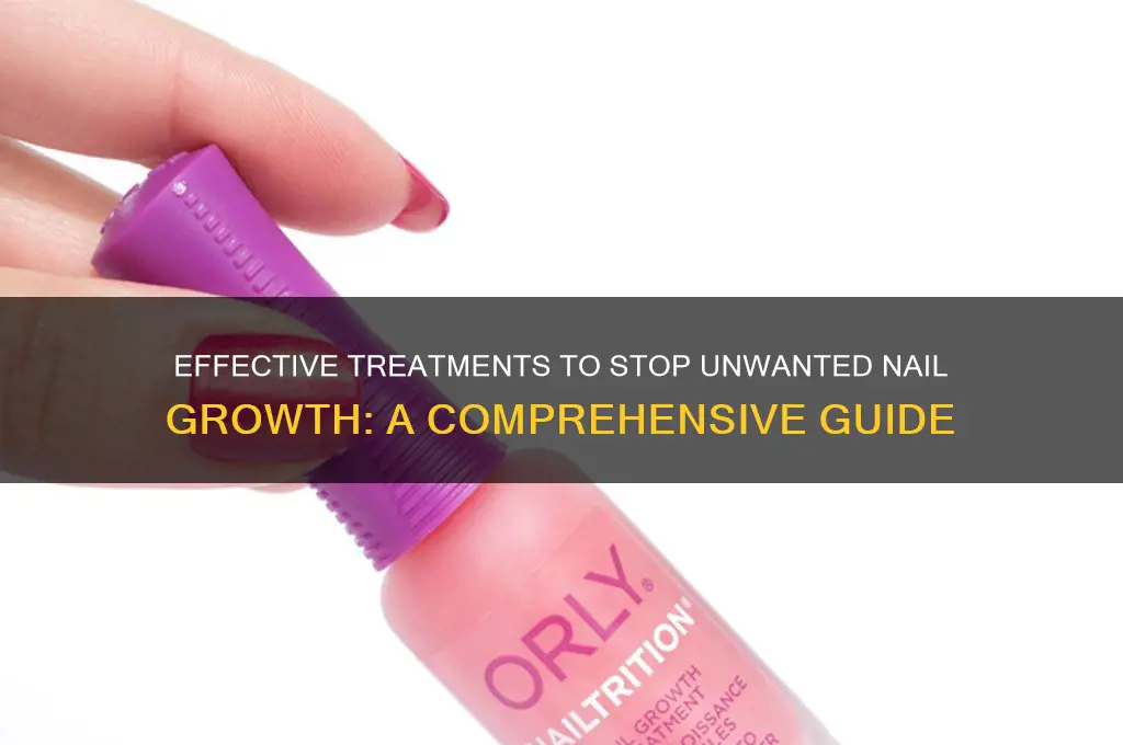 what medcine cure the growth of nail