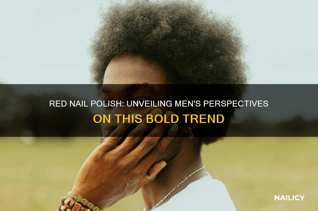 what men think of red nail polish