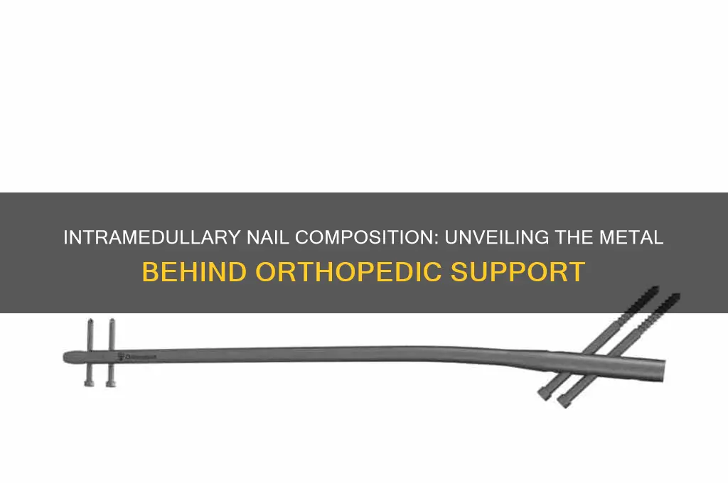 what metal is a intrademury nail made of