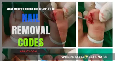 Understanding Nail Removal Codes: Modifier No-Nos