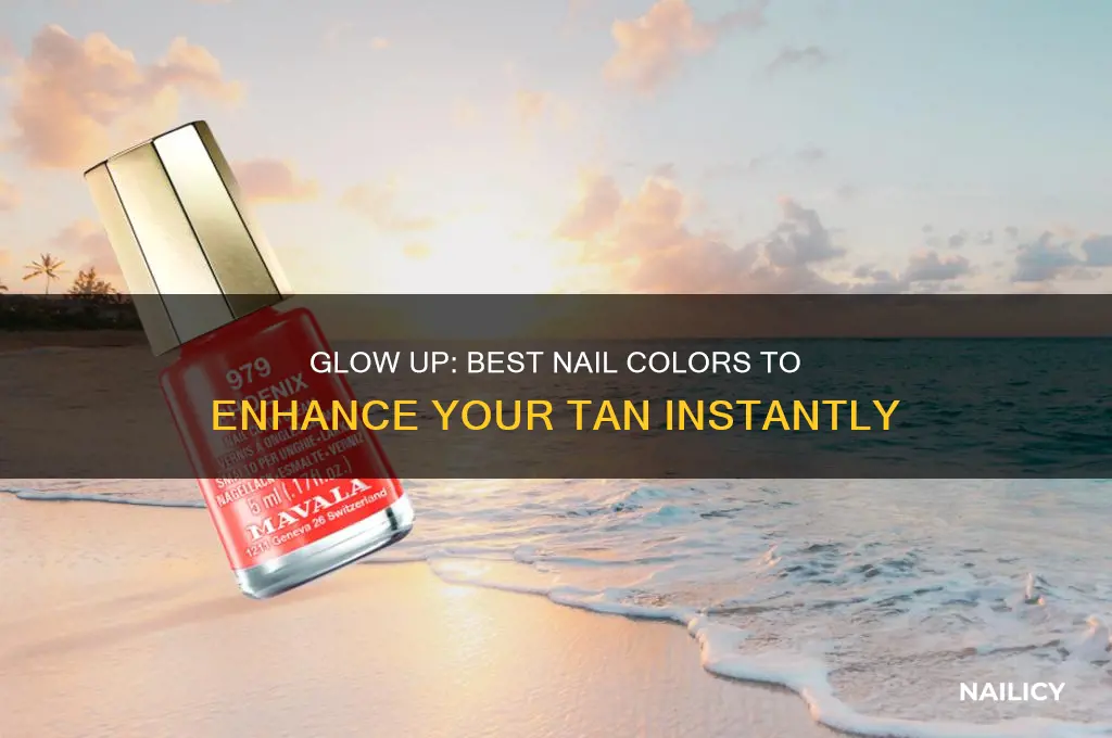 what nail color makes you look more tan