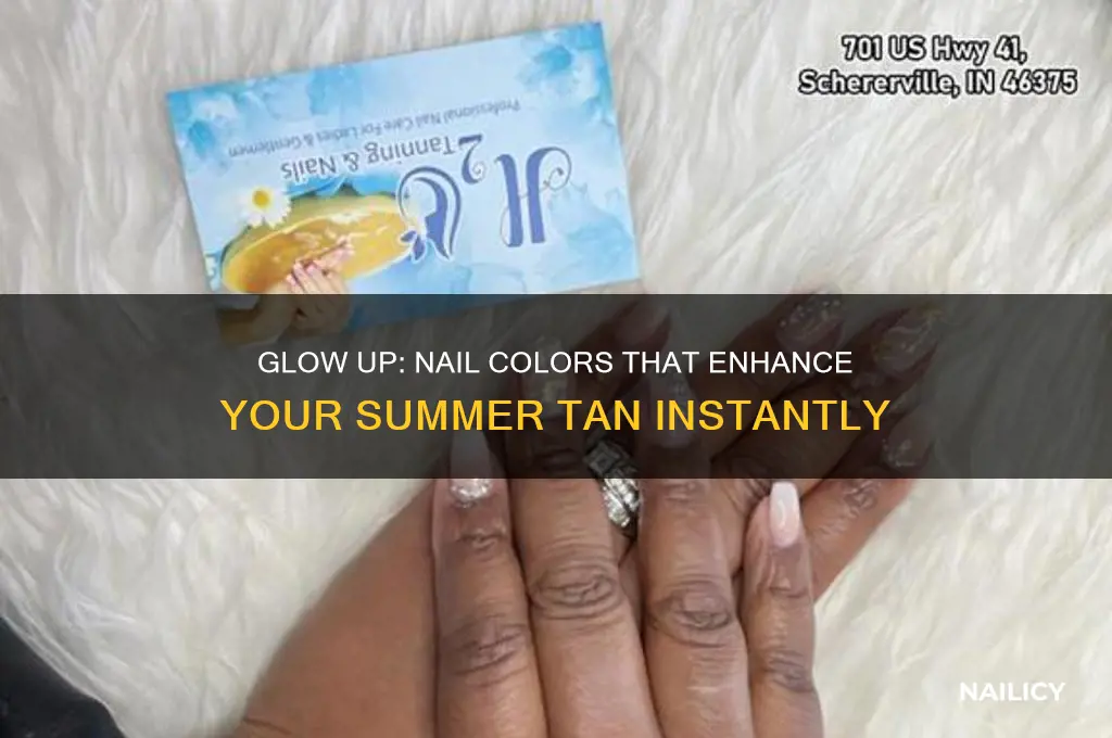 what nail color makes you look tanner