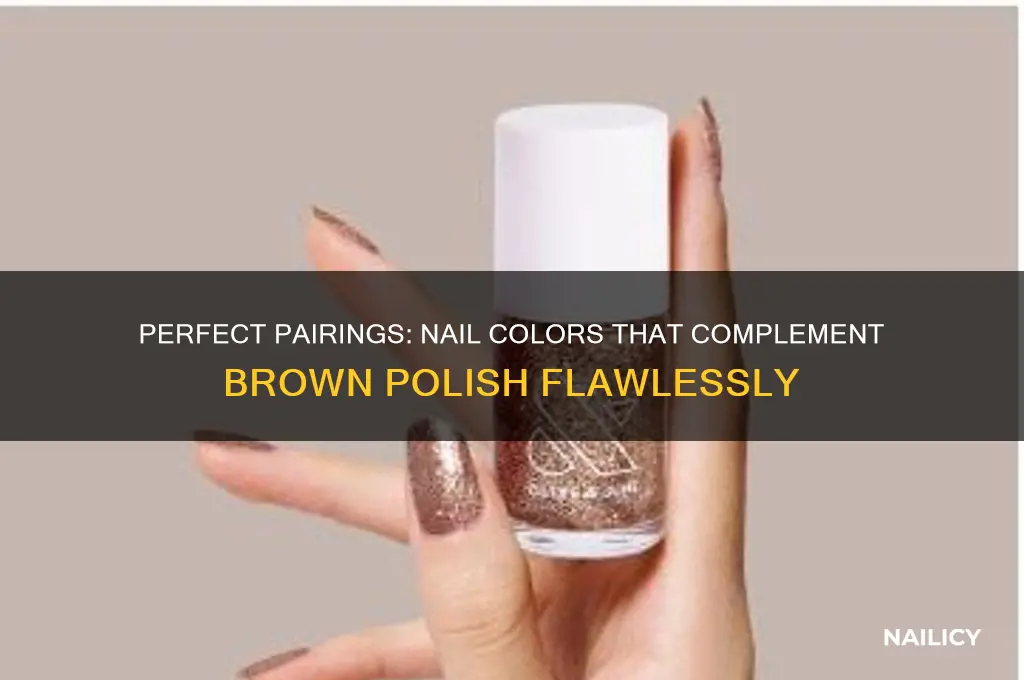 what nail color matches with brown nail polish