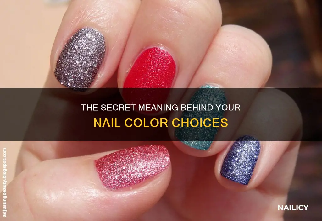 what nail color means your crushing