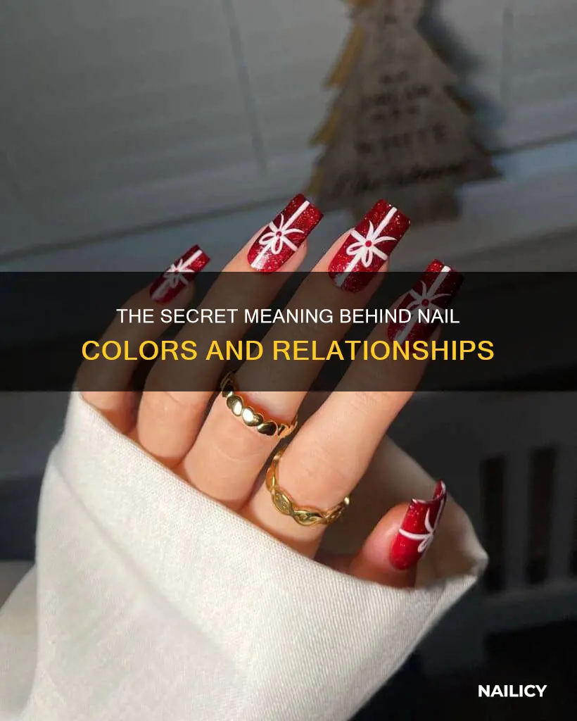 what nail color means your taken