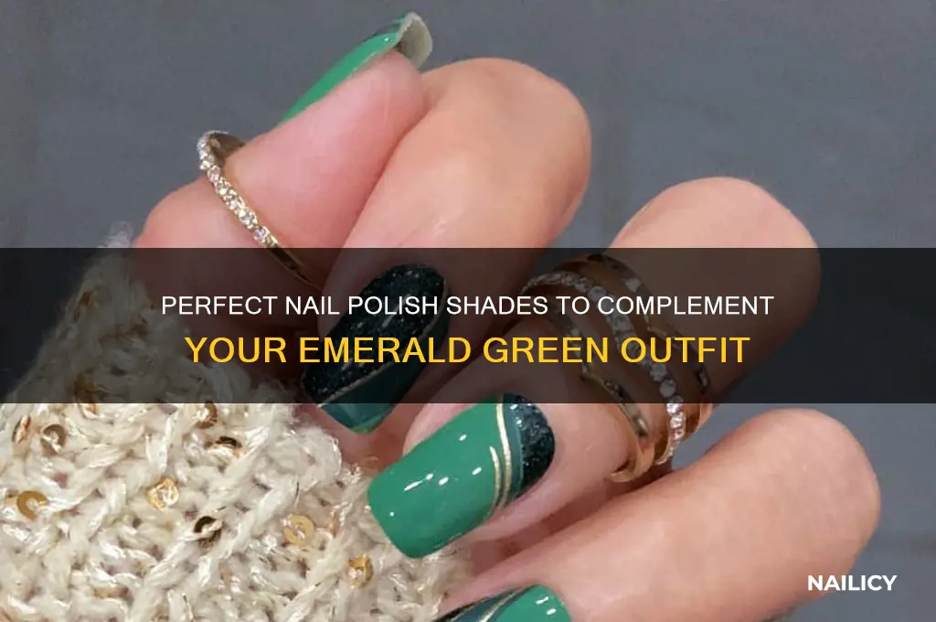 what nail colour goes with emerald green