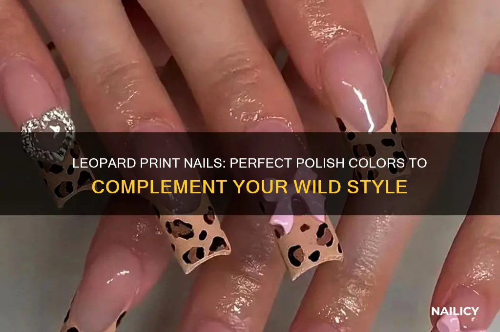 what nail colour goes with leopard print