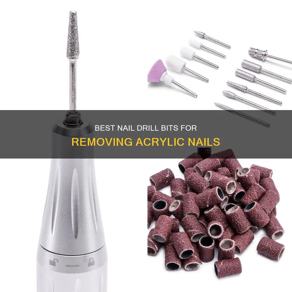what nail drill bit to remove acrylic nails