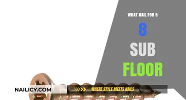 Choosing the Right Nail for 5/8 Subfloor Installation: A Guide