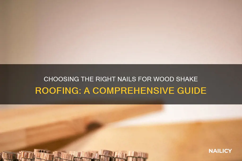 what nail for wood shake