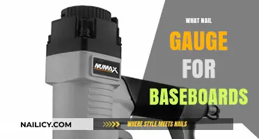 Choosing the Right Nail Gauge for Baseboard Installation: A Guide