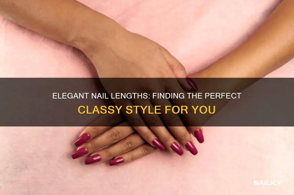 what nail length is classy