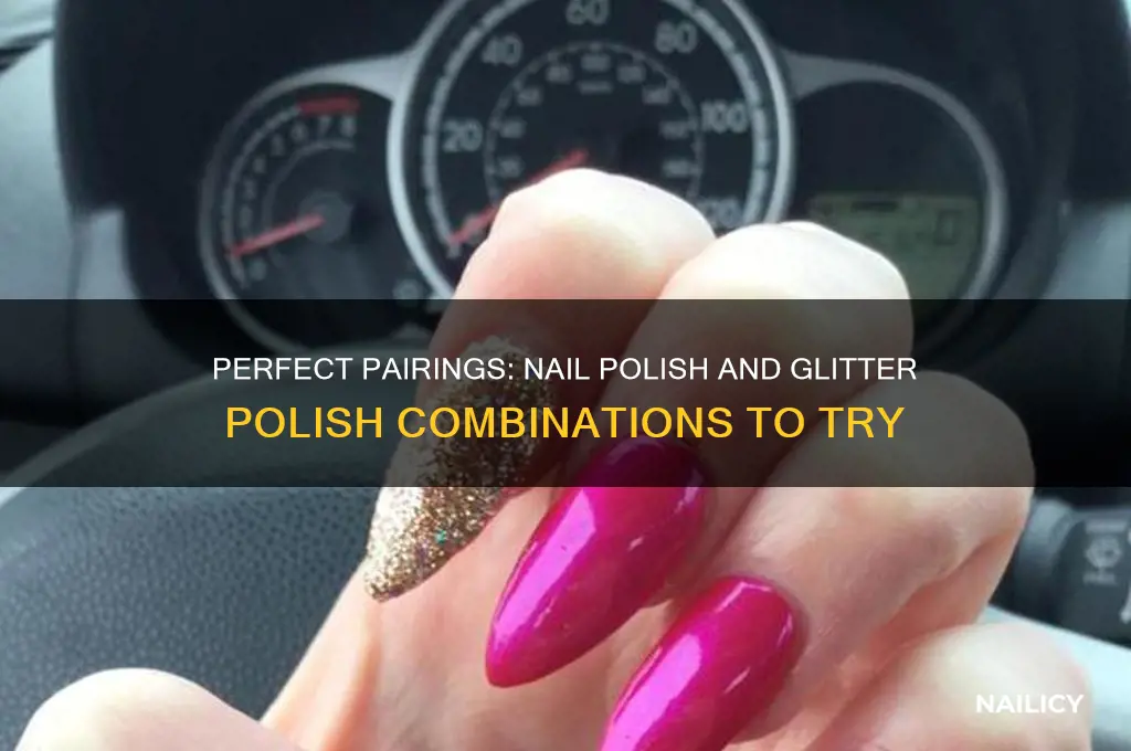 what nail polish and glitter polish to use togethet
