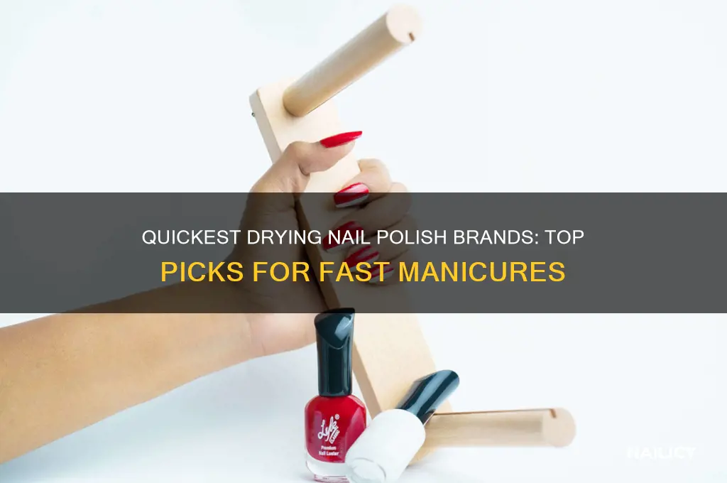 what nail polish brand dries the fastest
